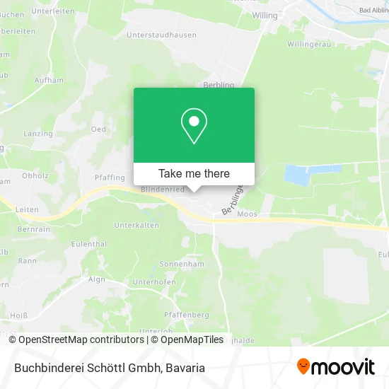 Карта Buchbinderei Schöttl Gmbh
