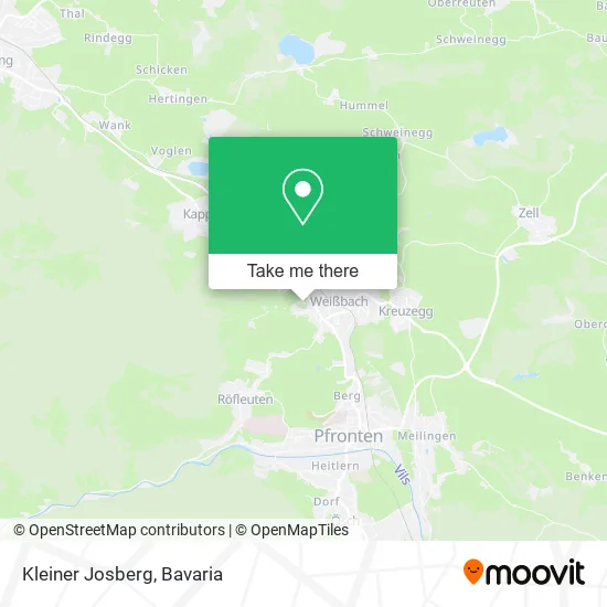 Карта Kleiner Josberg