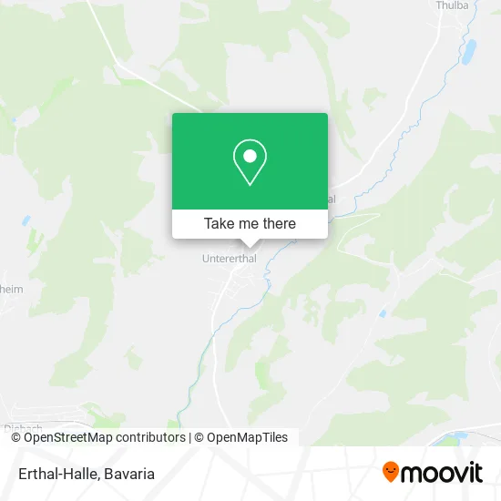 Карта Erthal-Halle