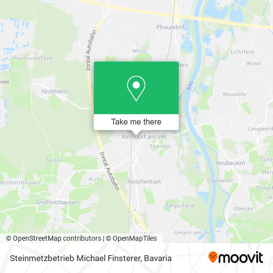 Steinmetzbetrieb Michael Finsterer map