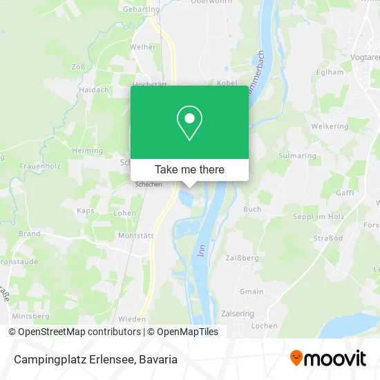 Карта Campingplatz Erlensee