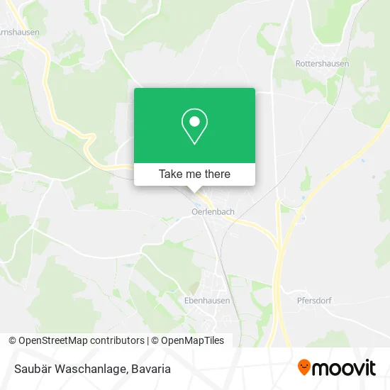 Карта Saubär Waschanlage