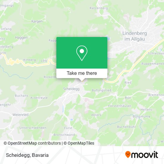 Scheidegg map