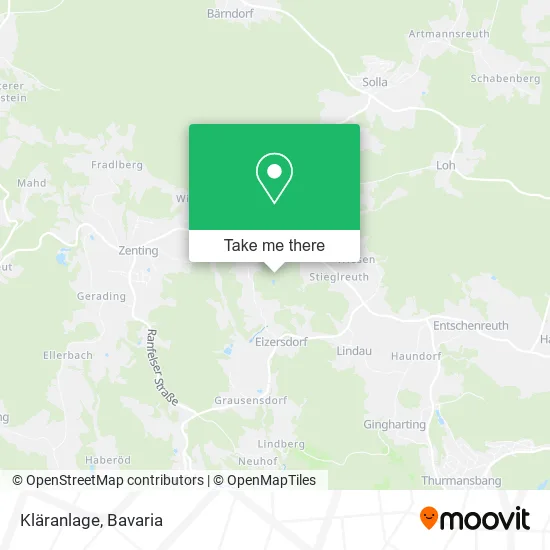 Карта Kläranlage