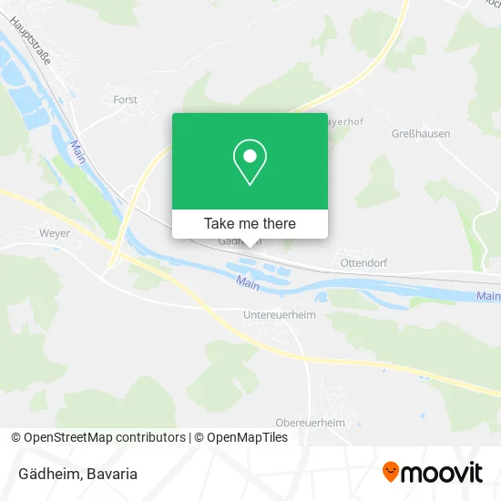 Карта Gädheim