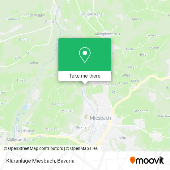 Карта Kläranlage Miesbach