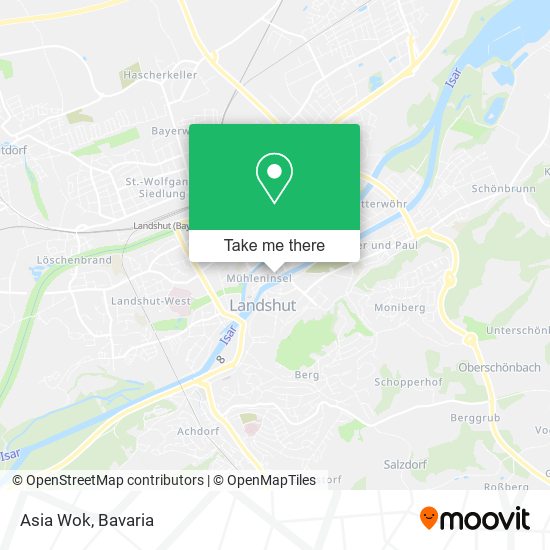 Asia Wok map