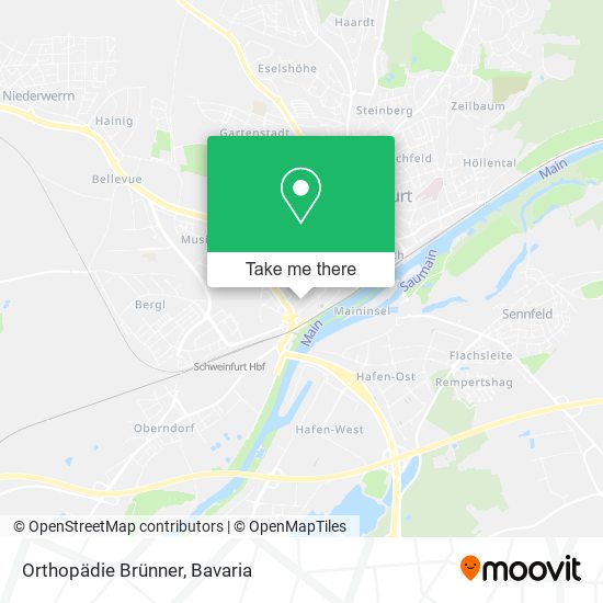 Orthopädie Brünner map