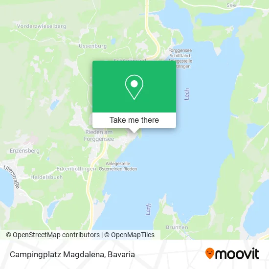 Карта Campingplatz Magdalena