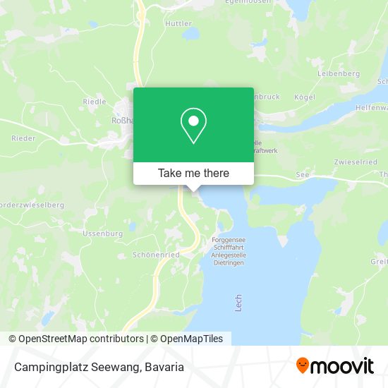 Карта Campingplatz Seewang
