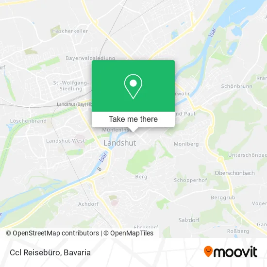 Карта Ccl Reisebüro