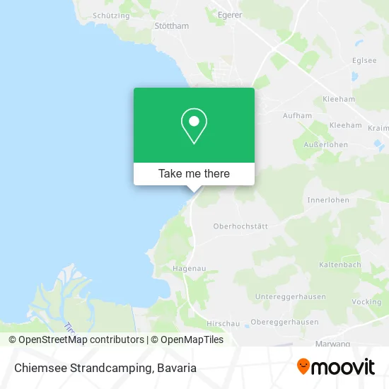 Карта Chiemsee Strandcamping