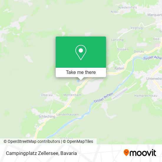 Campingplatz Zellersee map