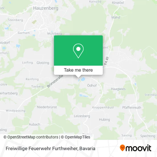 Карта Freiwillige Feuerwehr Furthweiher
