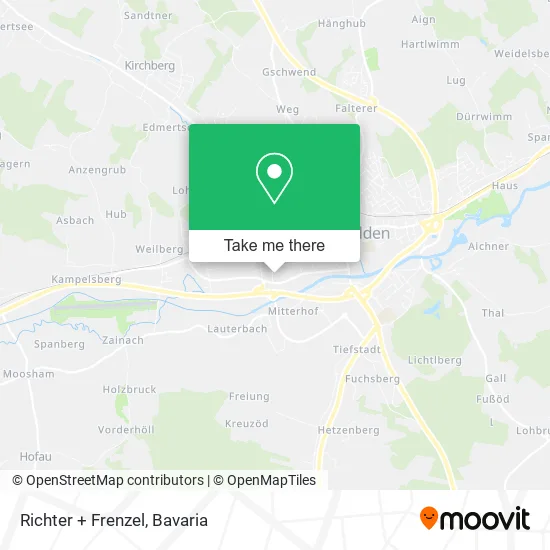 Карта Richter + Frenzel