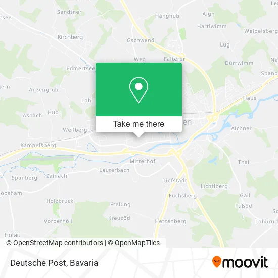 Карта Deutsche Post