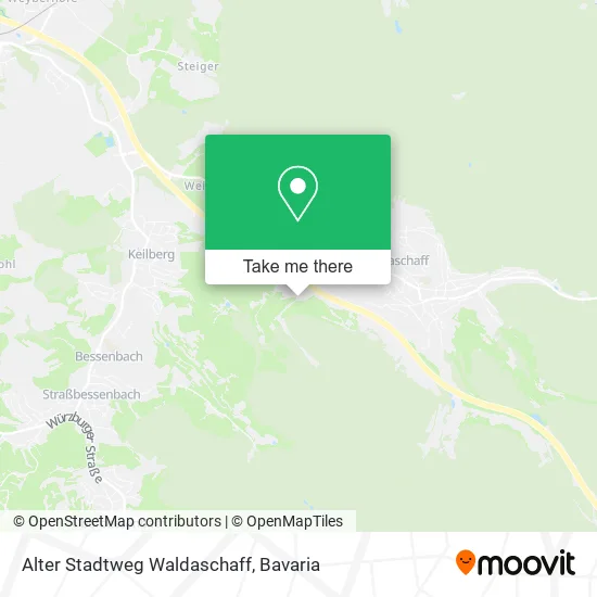 Карта Alter Stadtweg Waldaschaff