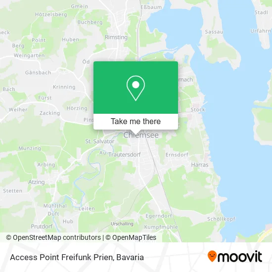 Карта Access Point Freifunk Prien