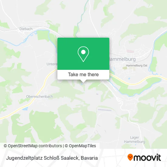 Карта Jugendzeltplatz Schloß Saaleck