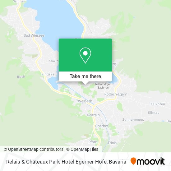 Карта Relais & Châteaux Park-Hotel Egerner Höfe