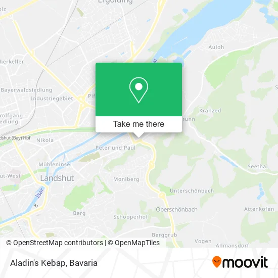 Карта Aladin's Kebap