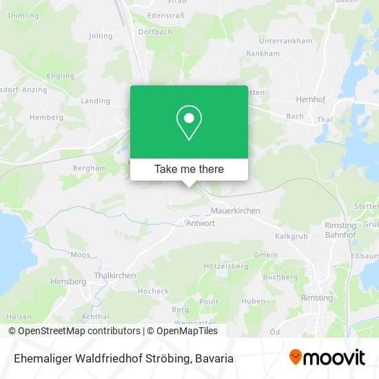 Ehemaliger Waldfriedhof Ströbing map