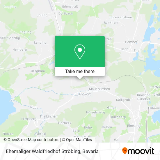 Карта Ehemaliger Waldfriedhof Ströbing