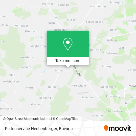 Карта Reifenservice Hechenberger