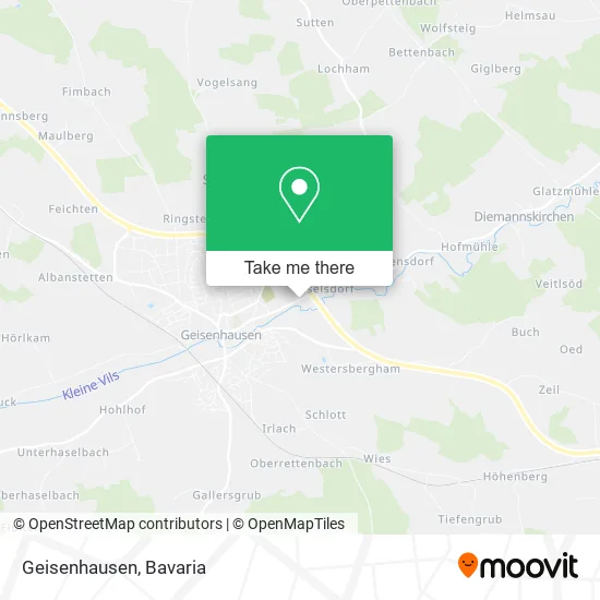 Карта Geisenhausen