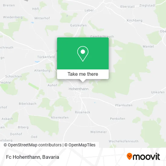 Карта Fc Hohenthann