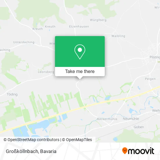 Карта Großköllnbach