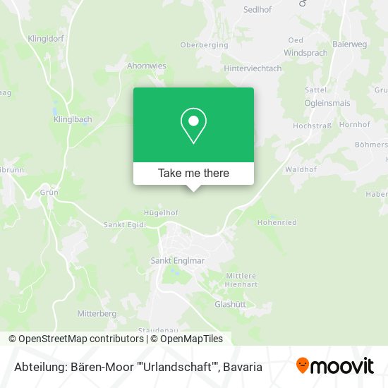 Abteilung: Bären-Moor ""Urlandschaft"" map