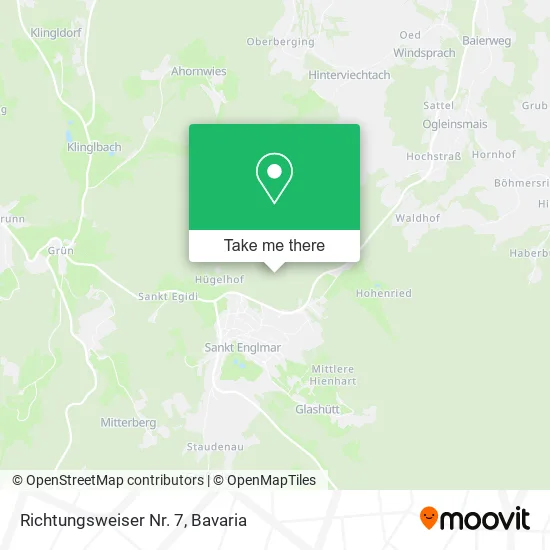 Карта Richtungsweiser Nr. 7