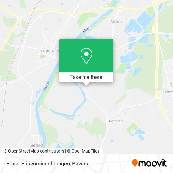 Карта Ebner Friseureinrichtungen