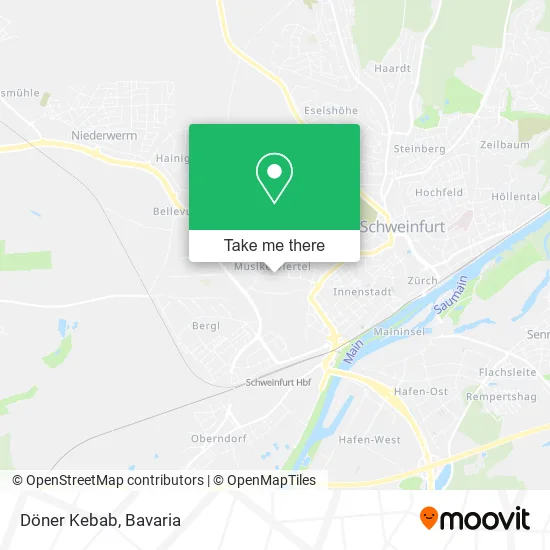 Карта Döner Kebab