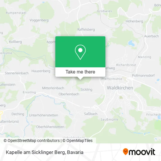 Карта Kapelle am Sicklinger Berg