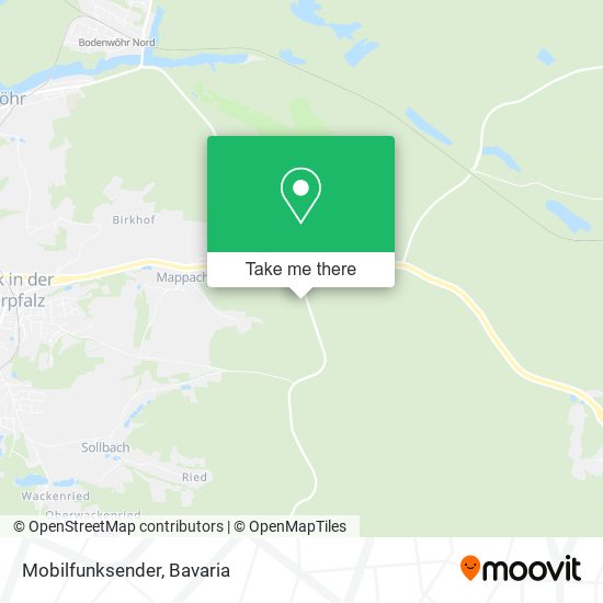 Карта Mobilfunksender