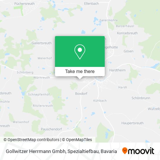 Карта Gollwitzer Herrmann Gmbh, Spezialtiefbau