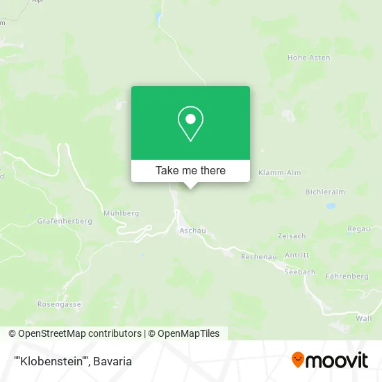Карта ""Klobenstein""