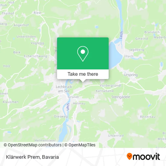 Карта Klärwerk Prem