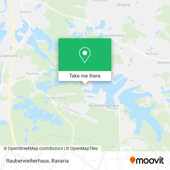 Карта Rauberweiherhaus