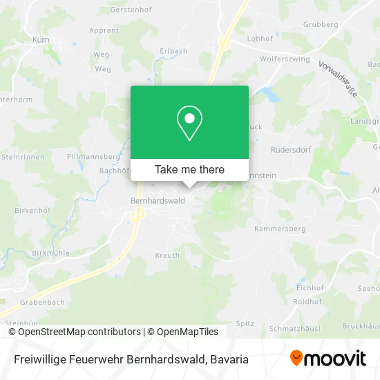 Карта Freiwillige Feuerwehr Bernhardswald