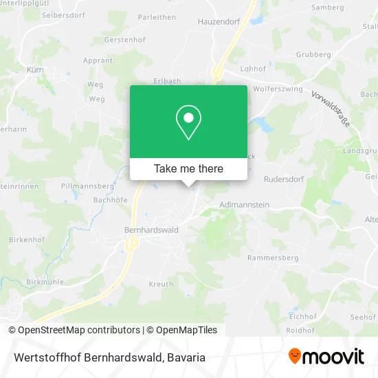 Карта Wertstoffhof Bernhardswald
