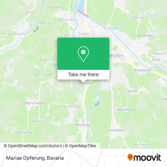Карта Mariae Opferung