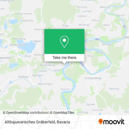 Altbajuwarisches Gräberfeld map