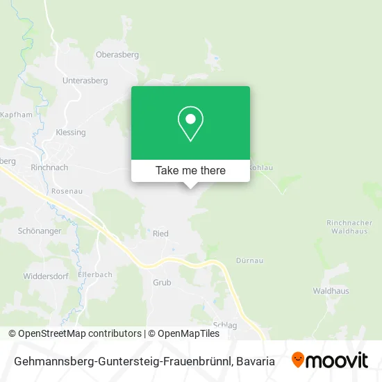Карта Gehmannsberg-Guntersteig-Frauenbrünnl