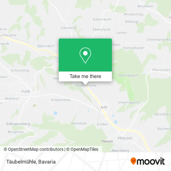 Карта Täubelmühle