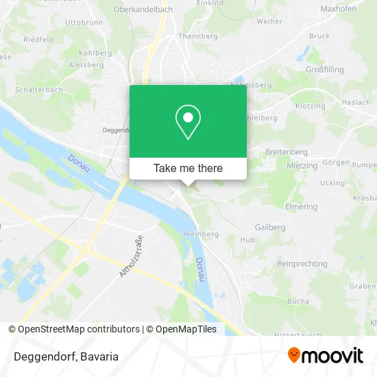 Карта Deggendorf