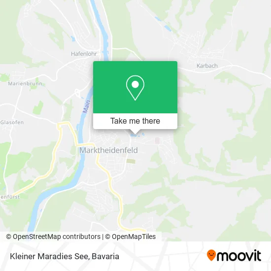 Карта Kleiner Maradies See