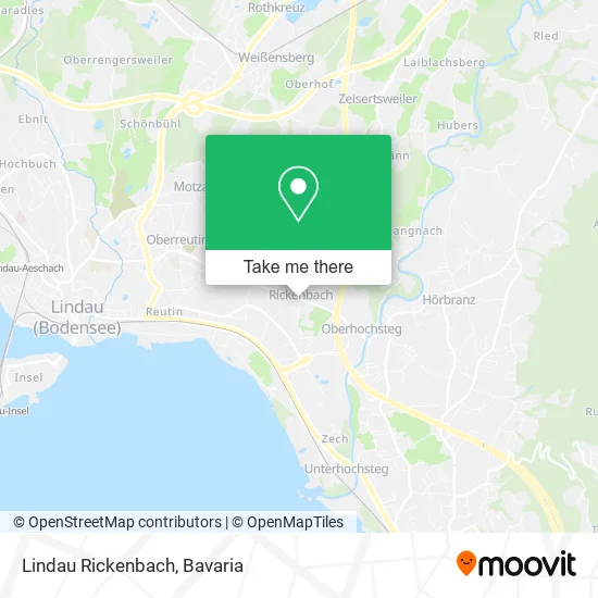 Карта Lindau Rickenbach